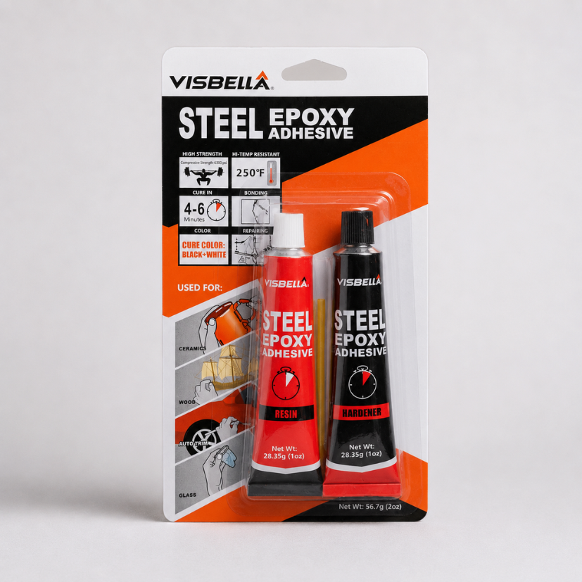 Epoxy Steel (white + black)